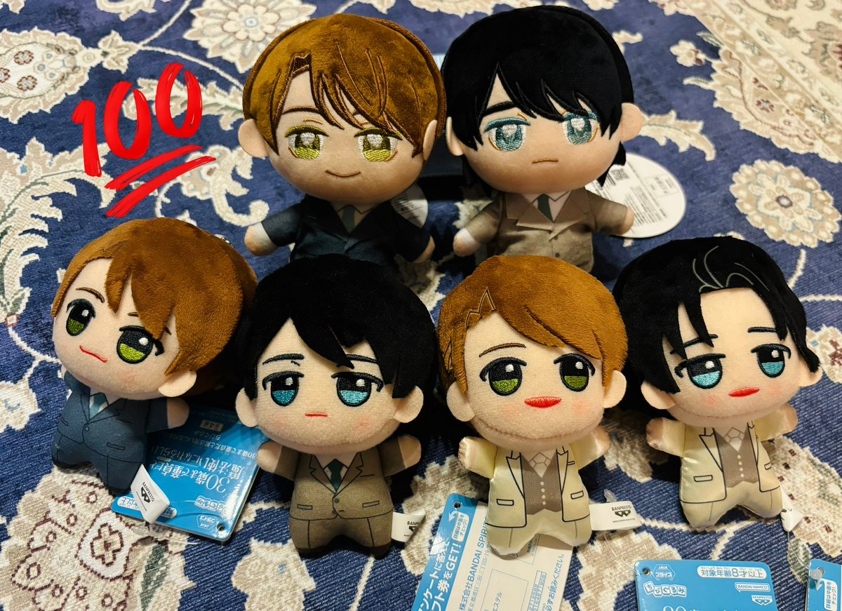 #チェリまほアニメ のグッズをいただきました！ありがとうございます😊✨箱でっっっか　全部開封できていないのですが沢山つくっていただき感謝です…！ぬいがあまりに可愛いので過去のも合わせて集合させてみました。