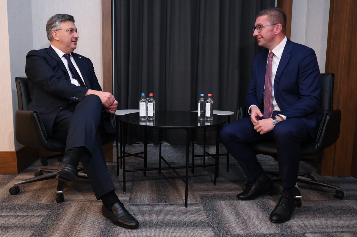 Congratulations to Prime Minister <a href="/MickoskiHM/">Христијан Мицкоски</a> on forming the new government! I look forward to further strengthening of 🇭🇷🇲🇰bilateral relations, as well as to advancing <a href="/HDZ_HR/">HDZ</a>🤝 <a href="/VMRO_DPMNE/">ВМРО-ДПМНЕ</a> cooperation within <a href="/EPP/">EPP</a>.
