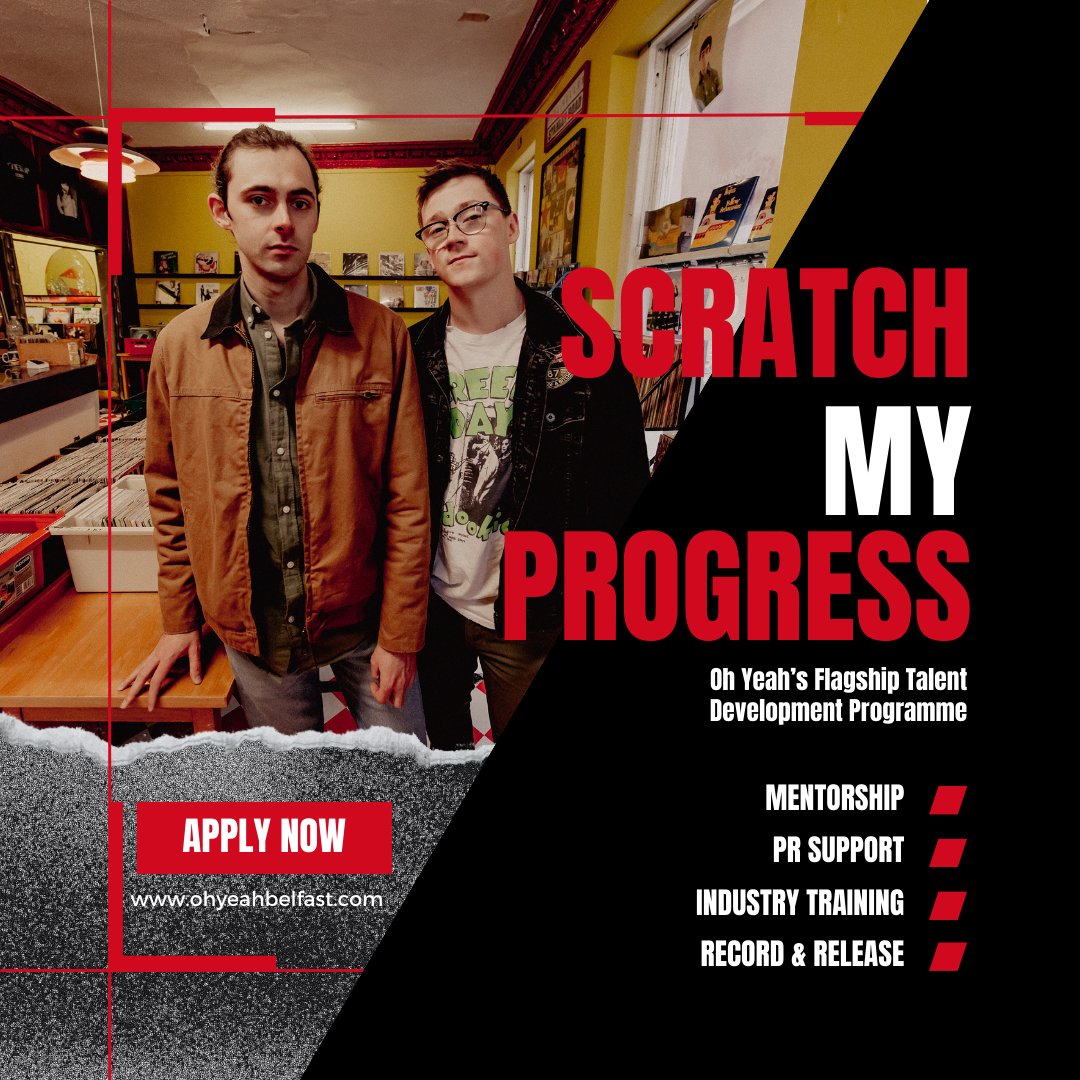 OhYeahCentre's tweet photo. Since being selected to participate in #ScratchMyProgress, Belfast indie/emo duo Beat Up Car has had their music featured on BBC's 'Blue Lights' and released their heartfelt track ''You Need Help'

Applications close this Sunday.  Apply now - https://t.co/VWYgegTRMo https://t.co/4I2wcTPQyI