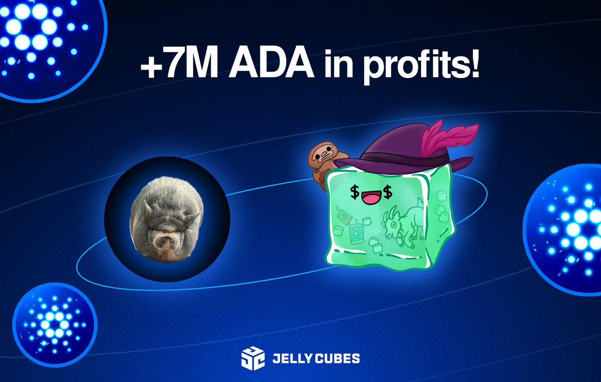 Jellycube Holders are now collectively over +7m ADA ($2.6m) in profits from $NIKE 🤯

Over a 5000x from a meme that started in our Alpha Group...

Engage for a shot at a free trial 🥳