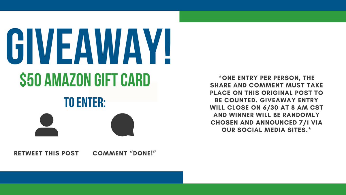 DiFilippoGlobe's tweet photo. 🚨GIVEAWAY🚨
Retweet this post and comment "Done!" to be entered for your chance to win a $50 Amazon gift card 😎 💳 https://t.co/OrXWGFBbSe
