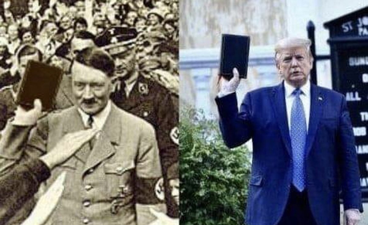 jobagdonuts's tweet image. Is comparing Trump to Hitler really that much of a stretch?