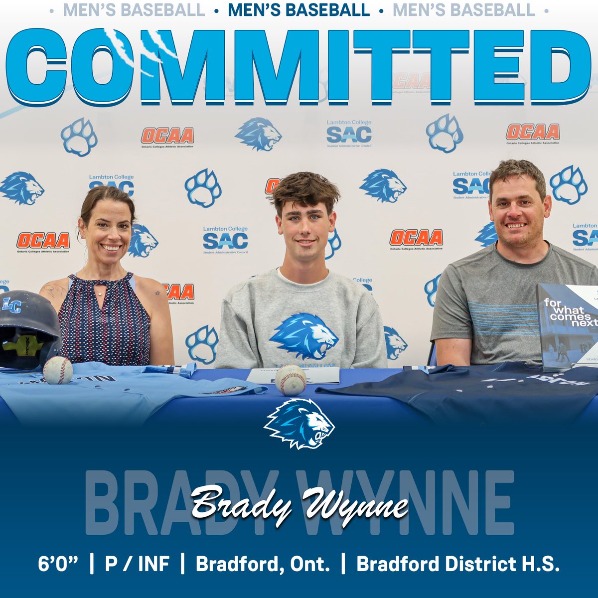 Committed.

We’re thrilled to announce the commitment of Brady Wynne to the Lambton Men’s Baseball Program for 2024!

Wynne comes to Lambton College from Bradford District HS and the Newmarket Hawks.

Welcome to The Den, Brady!

🔗: lclions.ca/sports/bsb/202…

#DefendTheDen