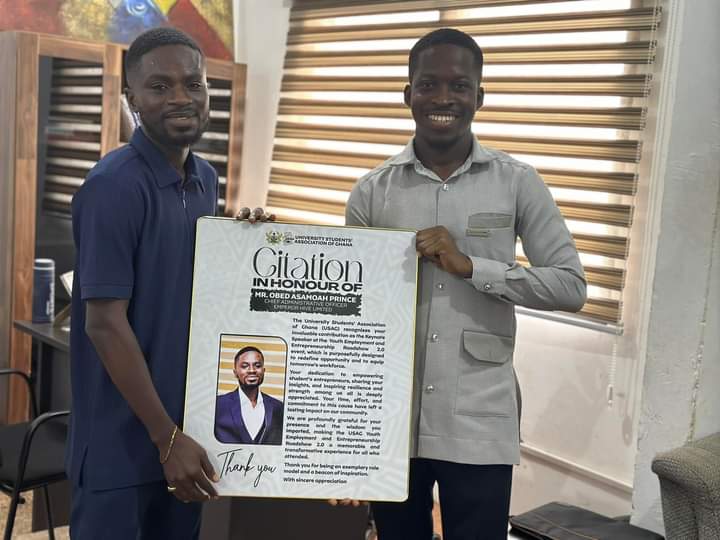 asamoahobed_'s tweet image. In the early hours of Friday 21st June,2024. The President and some executives of USAG visited my office as part of their gratitude tour to the stakeholders that made the Youth Employment Program in KNUST a success.