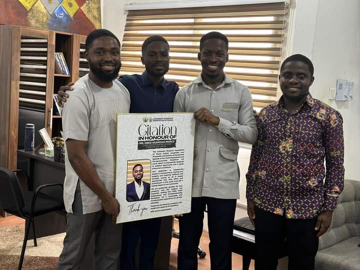 asamoahobed_'s tweet image. In the early hours of Friday 21st June,2024. The President and some executives of USAG visited my office as part of their gratitude tour to the stakeholders that made the Youth Employment Program in KNUST a success.