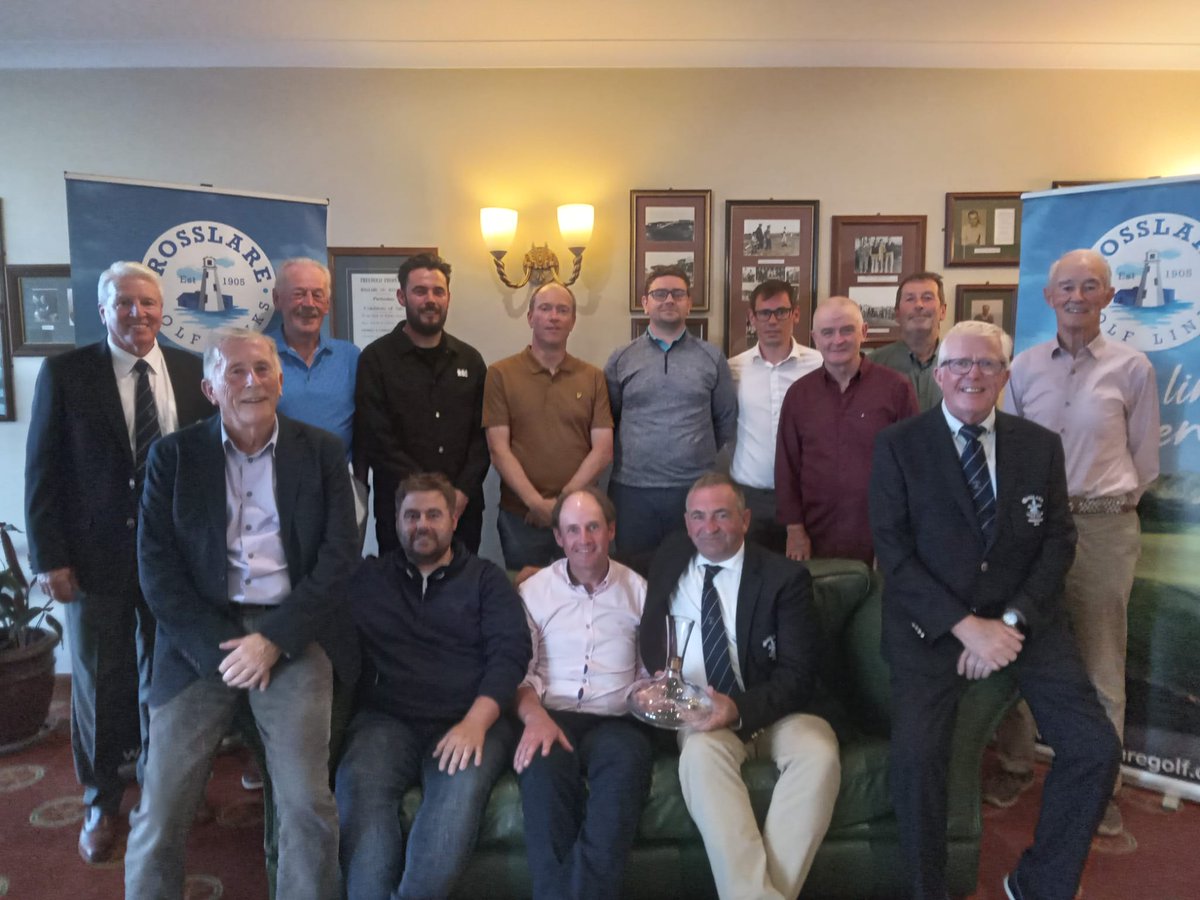 Rosslaregolf's tweet photo. This past weekend there was some great golf at our Captain Paul Boggan's prize to the men.

Congratulations to Neil Doyle on his great win in Captain Paul's prize! Well done to all the Winners who took part of this successful event

#rosslaregolfclub #rosslaregolflinks #mensgolf https://t.co/LLDxlVYj2B