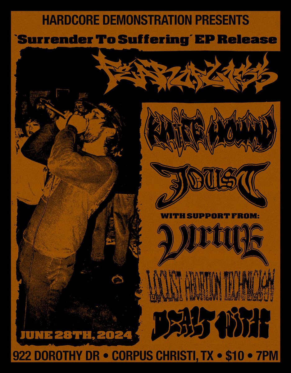 FRIDAY
CORPUS 
YOU ARE MOSHING