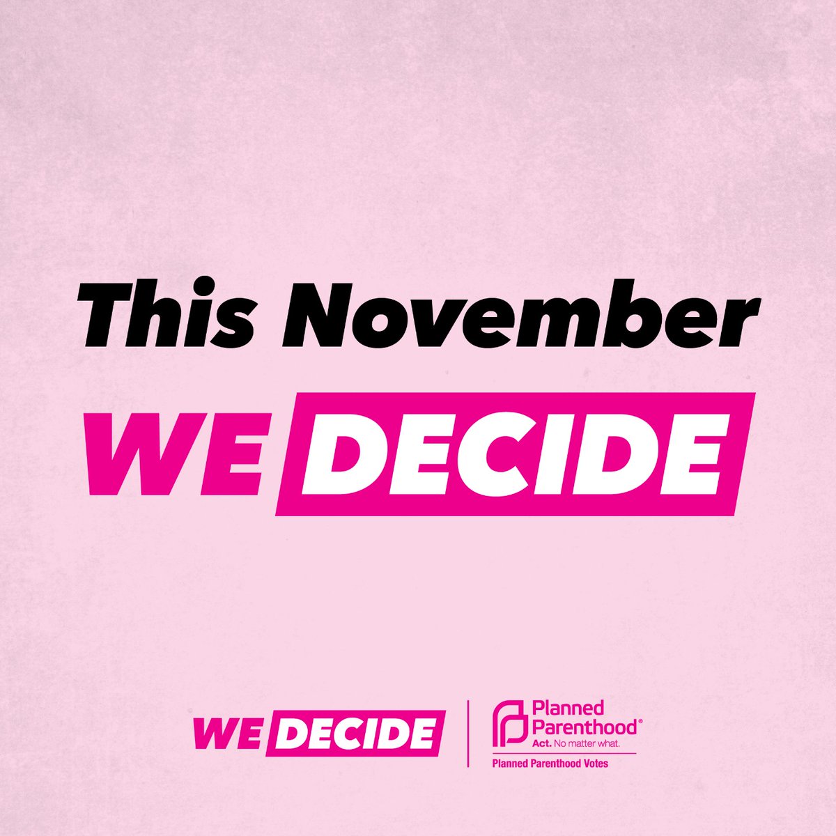 2 years ago, Trump’s Supreme Court overturned our federal right to abortion. 

Today Planned Parenthood Votes announced that PP political &amp; advocacy orgs will spend $40 M during the 2024 election to defend abortion access and get out the vote. #WeDecide