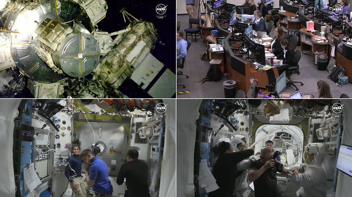 tostarstogether's tweet photo. #EVA90 #NASA #ISS https://t.co/ofiDsH8kKp