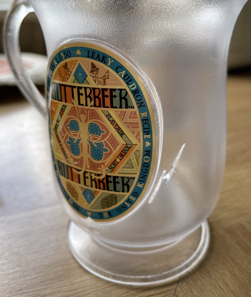 A crack in the shape of a lightening scar has mysteriously appeared in the side of our Butterbeer tankard – coincidence?...