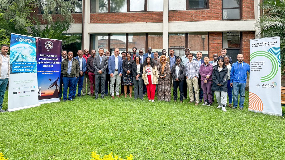CGIARAfrica's tweet photo. 📢Flood forecasting is crucial for building #climateresilience as it enables proactive measures to mitigate damage, protect communities, and ensure sustainable development in the face of increasing climate variability and extreme weather events.

That is why today, AICCRA has partnered with @icpac_igad and @ConferEU to kick off a regional training on @WRFHydro for improved streamflow modeling and forecasting in East Africa🌍to enhance flash flood warnings⚠️📡
