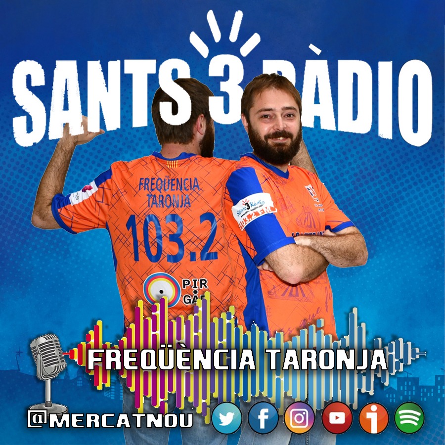Mercat Nou Magòria (@semercatnou) on Twitter photo Dijous va sonar a <a href="/sants3radio/">sants3radio</a> l'últim Freqüència Taronja de la temporada! Si te'l vas perdre el podràs trobar a l'Ivoox juntament amb la resta de programes de la temporada; també som a l'Spotify!!
Fins a la temporada vinent!
ivoox.com/podcast-freque…
🧡💙🧡💙🧡
SOM-HI MERCAT NOU!! Dijous va sonar a <a href="/sants3radio/">sants3radio</a> l'últim Freqüència Taronja de la temporada! Si te'l vas perdre el podràs trobar a l'Ivoox juntament amb la resta de programes de la temporada; també som a l'Spotify!!
Fins a la temporada vinent!
ivoox.com/podcast-freque…
🧡💙🧡💙🧡
SOM-HI MERCAT NOU!!