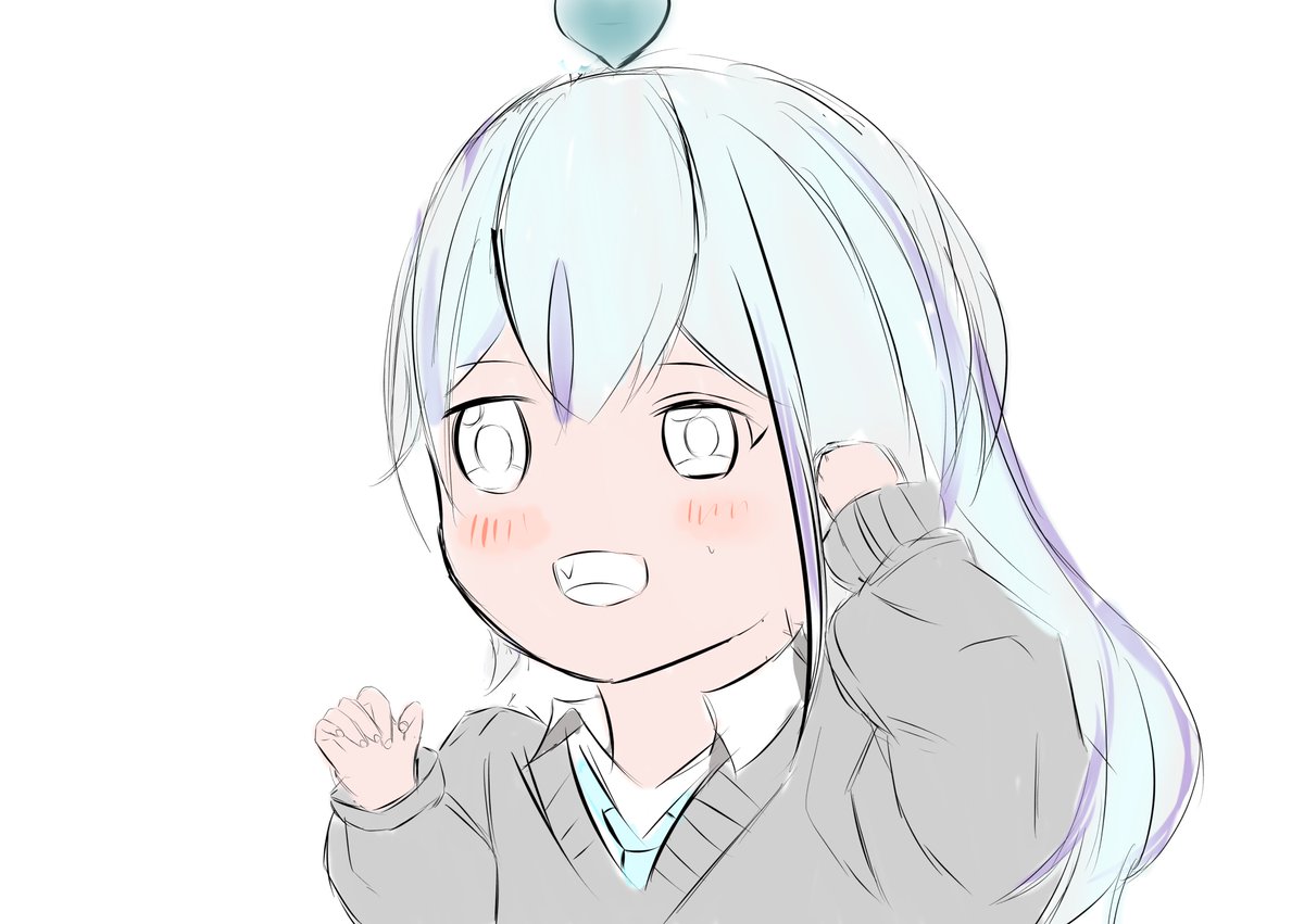 Ccceric7's tweet image. 敲敲腦袋 

感覺好久沒畫畫
#M1chiArt