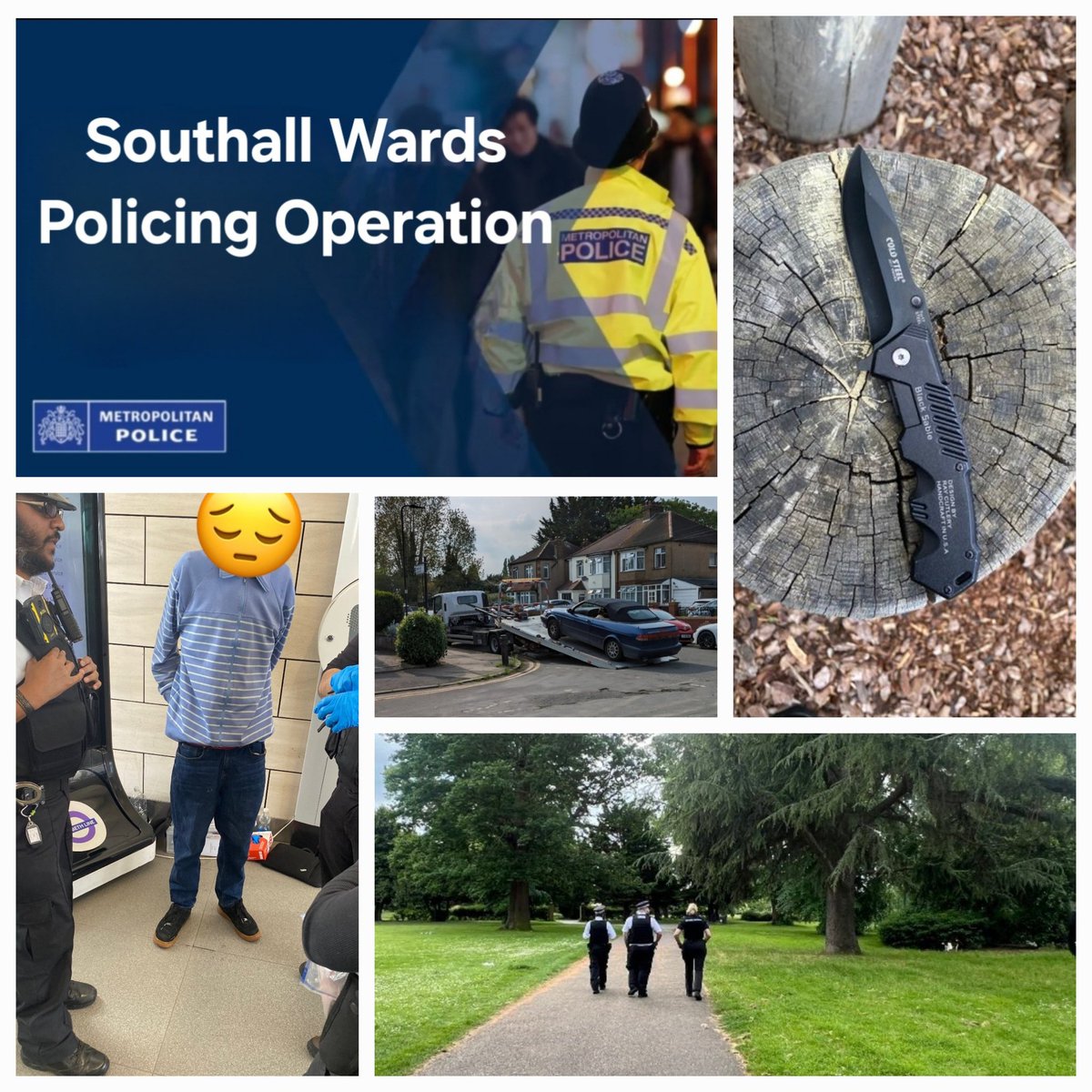 Southall SNT has conducted three operations this month.

✅️ Op Pegasus - Tackling Crime Southall Station
✅️ Op CUBO - Traffic Enforcement 
✅️ Dog Support Op - Patrols of Open Spaces 

▶️ 3 Arrests 
▶️ 45 Stop &amp; Searches
▶️ 15 Drugs Offences
▶️ 3 Vehicles seized