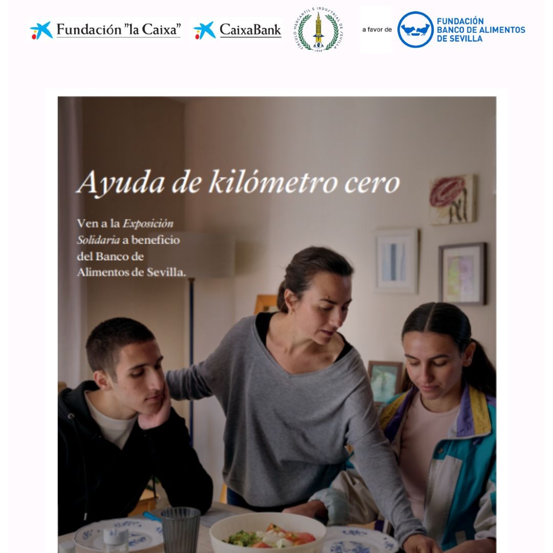 #Bancodealimentosevilla organiza una exposición solidaria de obras cedidas por #CaixaBank
 
La venta de los cuadros puede ayudar a los más necesitados
 
📆 25 de junio al 30 de junio.
⌚ 11.00 - 14.00 horas y 17.00 - 21.00 horas.
📌<a href="/cmisevilla/">Círculo Mercantil</a>