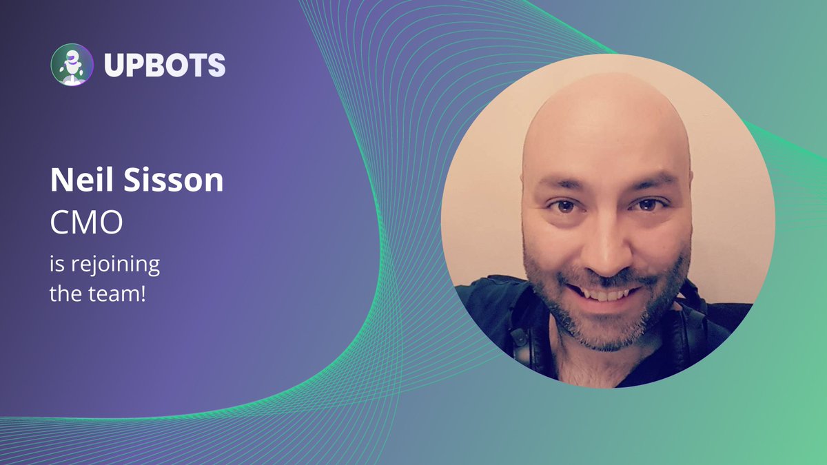 UpBots's tweet photo. 🚀🌕 #UpBots is back &amp; stronger than ever! 🤖 

Neil Sisson, our CMO, is rejoining the team! 

Read his story about hope, resilience, and the EXCITING future of UpBots with the backing of Monetum. 

Get the full scoop here: https://t.co/6NNiAtrGEp 

#Crypto #DeFi #MBXN https://t.co/mTWhBIlvep