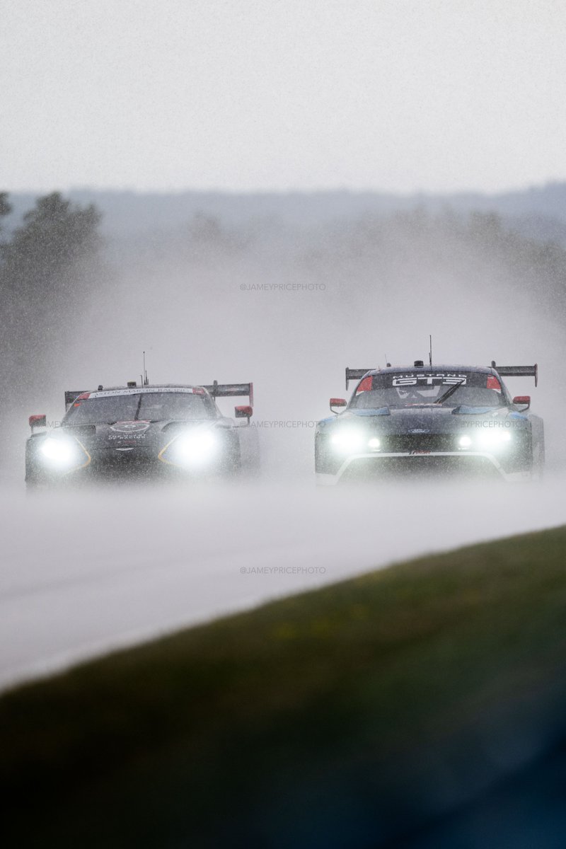 jameypricephoto's tweet photo. That was wild. I love working in the rain. Two weekends in a row with some torrential working conditions. But I loved it. Shame the red flag came out and they took so long to get us going again.  #IMSA https://t.co/LMjVf9LyMV