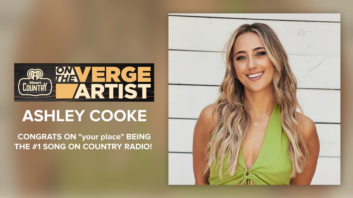 #1 looks good on you, .<a href="/theashleycooke/">Ashley Cooke</a> 🤠 Hear "your place" on Ashley Cooke Radio 💛 Listen now ➡️ ihe.art/beXW2WQ