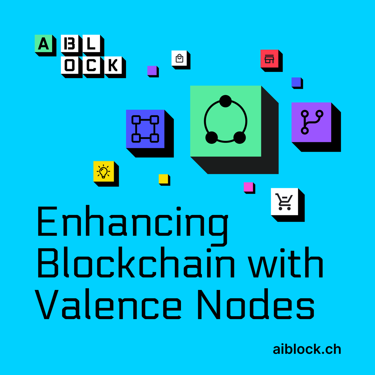 AIBlock's tweet photo. No smart contract knowledge needed! Valence Nodes enhance development tools by:

🔹 Improving scaling
🔹 Enabling Layer 2 rollups
🔹 Increasing throughput

In short, we're simplifying AIBlock’s functionality for faster and more streamlined development. https://t.co/T4TL2ZDftO