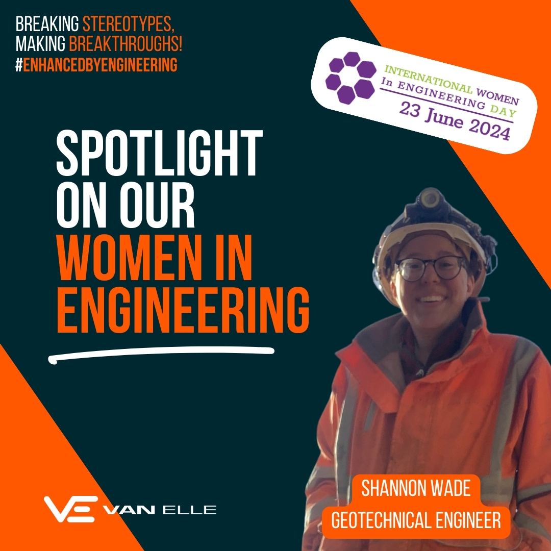 To continue celebrating International Women in Engineering Day, we wanted to share our very own Geotechnical Engineer, Shannon.

See below as Shannon shares how she fell in love with engineering - van-elle.co.uk/news/internati…