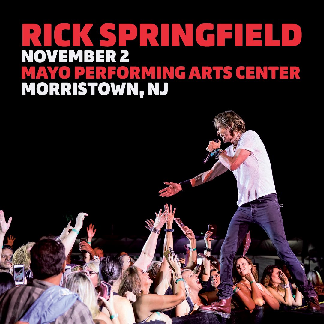 New full band show date!
Saturday, November 2
Morristown, NJ
Mayo Performing Arts Center
Ticket info: mayoarts.org/shows/rick-spr…