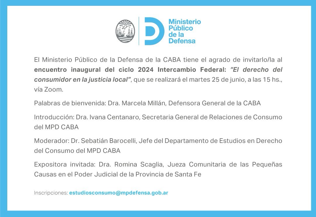 Observatorio Argentino del Derecho de Consumo (@ounmdp) on Twitter photo 