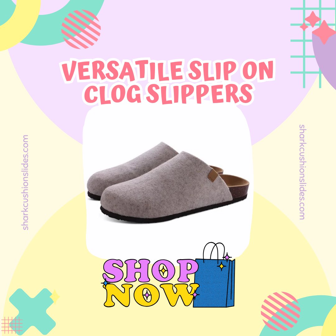 sharkcushion's tweet image. Step into ultimate comfort with our Versatile Slip-On Clog Slippers! 🦈✨ Perfect for both indoor and outdoor use, these slippers offer unmatched coziness and support. 
Shop Now: sharkcushionslides.com/products/versa…
#sliponclogs #comfyslippers #shopnow #getcozy