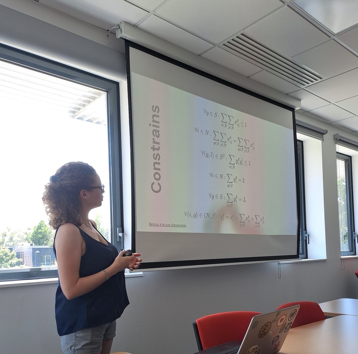 Frederic Semet (@frederic_semet) on Twitter photo Nice presentation of Elise Françoise, student at Centrale Lille <a href="/CentraleLille/">Centrale Lille</a>, presenting the results of her internship at INOCS <a href="/TeamINOCS/">Team INOCS</a> co-supervised with T. Almeftah and D. Cattaruzza. Nice presentation of Elise Françoise, student at Centrale Lille <a href="/CentraleLille/">Centrale Lille</a>, presenting the results of her internship at INOCS <a href="/TeamINOCS/">Team INOCS</a> co-supervised with T. Almeftah and D. Cattaruzza.