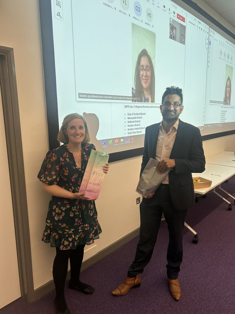 bspdmidlands's tweet image. Thank you Laura Smart and Shan Gandhi for all your hard work as Chairperson and Treasurer. @bspdmidlands are delighted to welcome @TandayAjit as our new Chairperson!