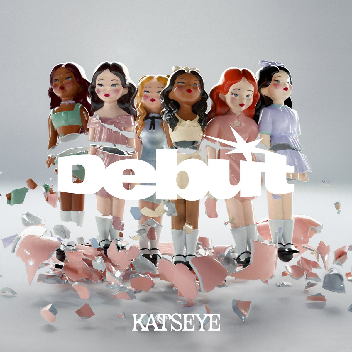 katseyeworld's tweet photo. Our first single, “Debut”. Out June 28th 12AM ET. 🤍

Pre-save now
🔗https://t.co/lNrHBssHYD

#KATSEYE #KATSEYE_Debut https://t.co/6zlZf5YQ7S