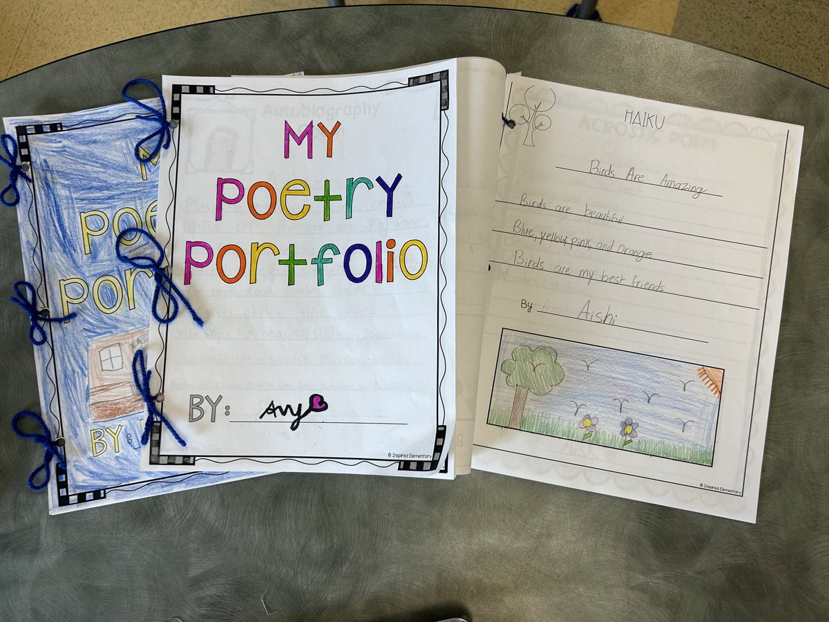 Our Poetry Slam was a hit! We worked on creating our Poetry Portfolios throughout the month and presented our favourite one to the class. Watch out for some future poets! 📝 <a href="/jcpshdsb/">Joshua Creek</a> <a href="/HaltonDSB/">HDSB</a>