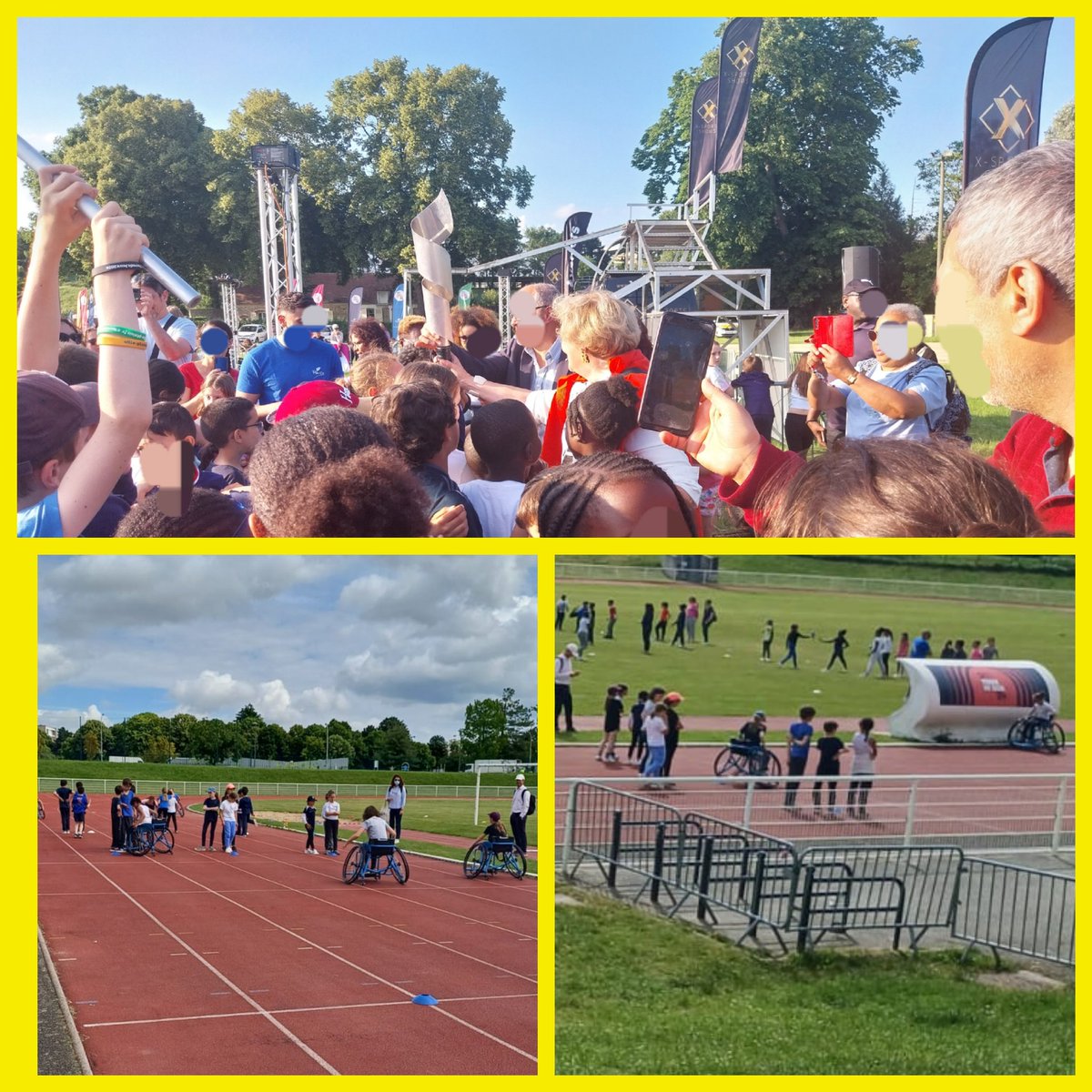 "Tous champions" participation des écoles élémentaires de Plaisir aux épreuves sportives et relais de la flamme et présence de Madame le maire.  Bravo aux élèves pour leurs prestations, aux enseignants pour leur engagement. <a href="/acversailles/">Académie de Versailles</a> <a href="/Christelle_Louv/">Christ-L Louvard</a> <a href="/DelphineAut/">Delphine Autret</a> <a href="/MJKPlaisir/">J. Kollmannsberger</a>
