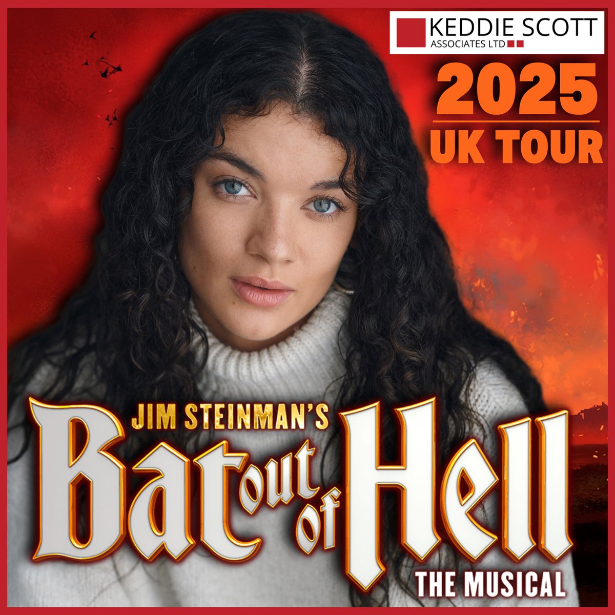 🦇We're all rev'd up to announce that our glorious KATIE TONKINSON (<a href="/katietonk/">Katie Tonkinson</a>) joins the cast of the 2025 UK Tour of BAT OUT OF HELL (<a href="/BatTheMusical/">Bat Out Of Hell</a>) playing RAVEN. 
#SuperClients