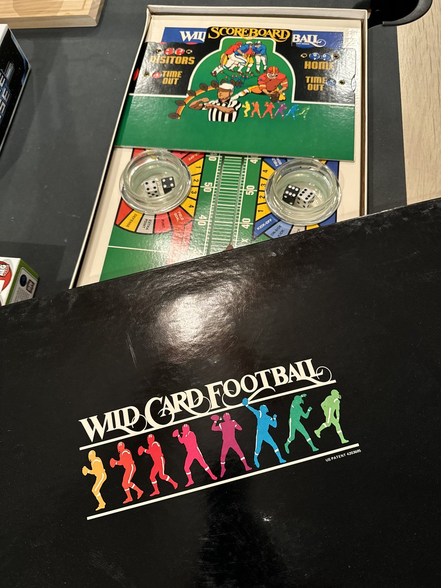GreggBarsby's tweet photo. Anyone played this before? #wildcardfootball #boardgame https://t.co/sEpIXCU1O4