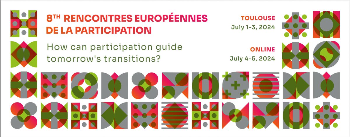 Res publica - Cabinet de concertation (@rpconcertation) on Twitter photo ⭐️Res publica's team will be present at the 8th Rencontres Européennes de la Participation!
👉 Discover the European project <a href="/phoenix_h2020/">PHOENIX.H2020</a> and various experiments that gave a voice to people far removed from participation.
📆 02/06, 16:30 to 18:30
bit.ly/3xzEWu3 ⭐️Res publica's team will be present at the 8th Rencontres Européennes de la Participation!
👉 Discover the European project <a href="/phoenix_h2020/">PHOENIX.H2020</a> and various experiments that gave a voice to people far removed from participation.
📆 02/06, 16:30 to 18:30
bit.ly/3xzEWu3