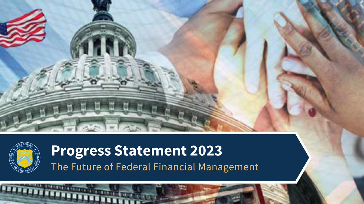 FiscalService's tweet image. #MondayMotivation - @USTreasury's Fiscal Service released the 𝟐𝟎𝟐𝟑 𝐏𝐫𝐨𝐠𝐫𝐞𝐬𝐬 𝐒𝐭𝐚𝐭𝐞𝐦𝐞𝐧𝐭 showing how federal financial management is #MakingProgress 😎   See how we're transforming to better serve our customers.⚙️fmvision.fiscal.treasury.gov/files/progress…

#FMVision #CX