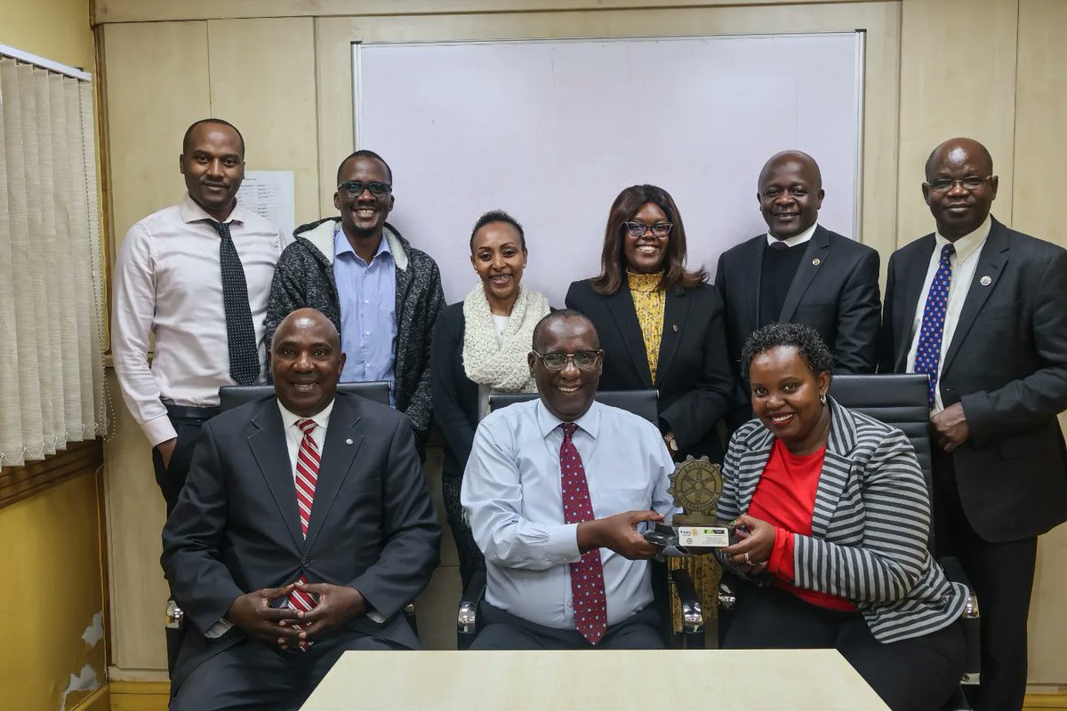 LeoIthau's tweet photo. As the Rotary year comes to an end on 30th June, this week I am busy ensuring a seamless transition to the incoming team that will be led by District Governor Elect Dr. Joe Kamau effective 1st July 2024. 

This morning, I and the incoming Rotary District leadership team met our bankers KCB. We were hosted by Senior Relationship Manager Christine Riungu. 

KCB supported us during the District Conference and Assembly in Watamu in April. 

I am grateful to KCB for their generous sponsorship and support, and for making the 2023/24 Rotary year a success. Thank you! Asante!
@KCBGroup @d9212_
#WeAreOne