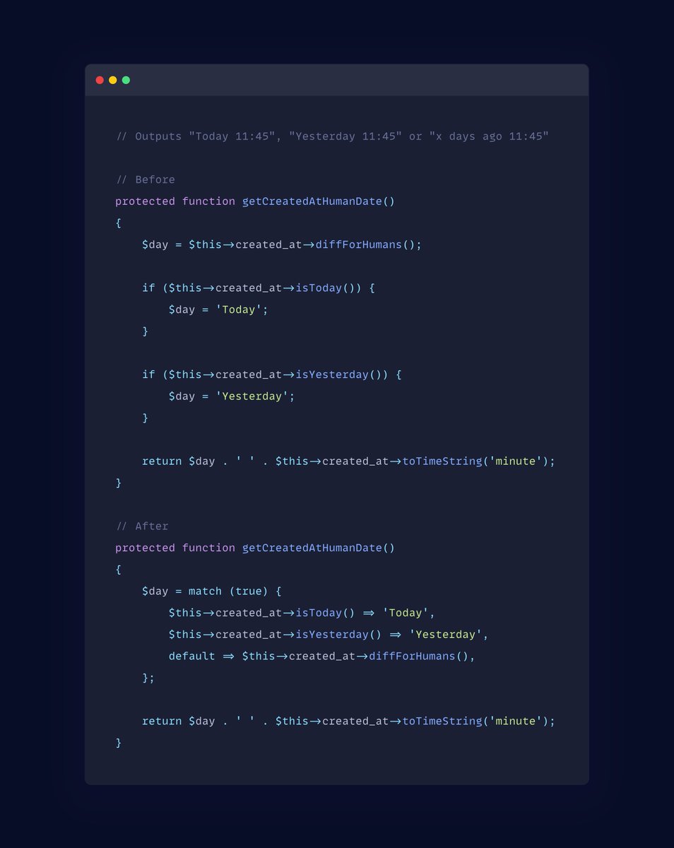 Refactoring multiple if statements with match