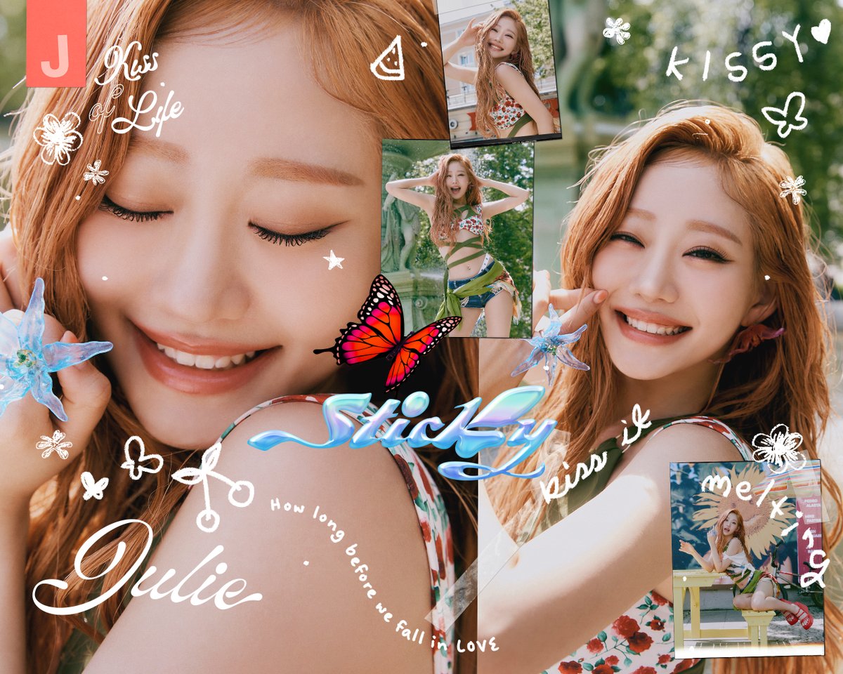 KISS OF LIFE
Digital Single [Sticky]

🏖 Vacation with JULIE

🗓 2024. 07. 01 0AM (KST)

#KISSOFLIFE #키스오브라이프 #KIOF #키오프
#JULIE #NATTY #BELLE #HANEUL
#쥴리 #나띠 #벨 #하늘
#Sticky