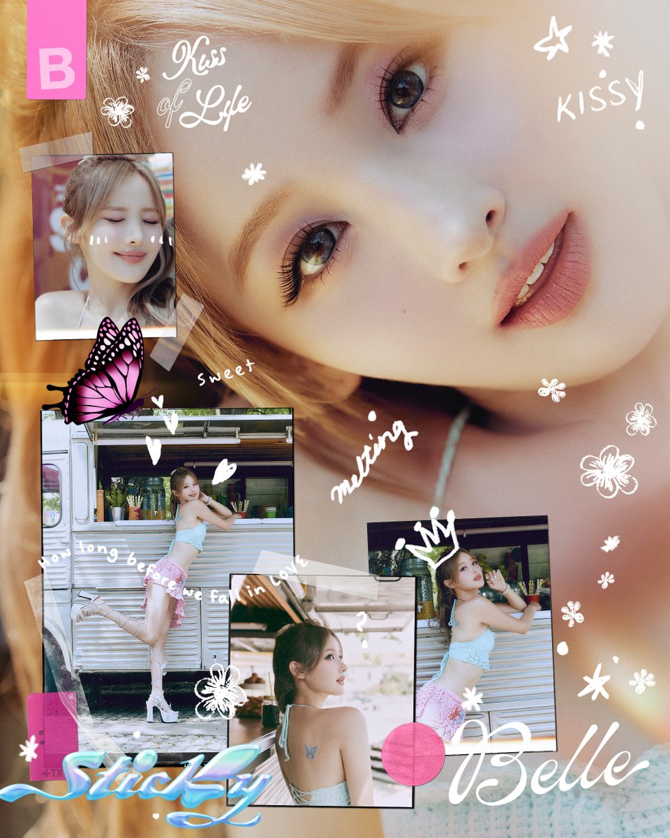 KISS OF LIFE
Digital Single [Sticky]

🏖 Vacation with BELLE

🗓 2024. 07. 01 0AM (KST)

#KISSOFLIFE #키스오브라이프 #KIOF #키오프
#JULIE #NATTY #BELLE #HANEUL
#쥴리 #나띠 #벨 #하늘
#Sticky