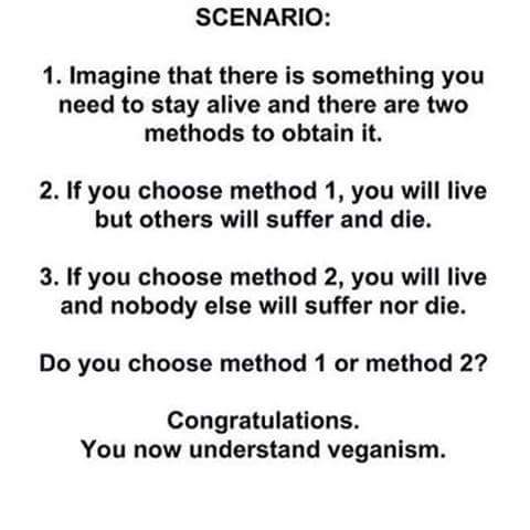 It's that simple. #GoVegan