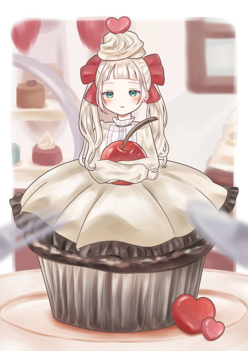 hakumoooo's tweet photo. #イラスト #擬人化 #イラコン #カップケーキ #デジタルイラスト #女の子イラスト #アフタヌーンティー https://t.co/R1hXwGFtsr