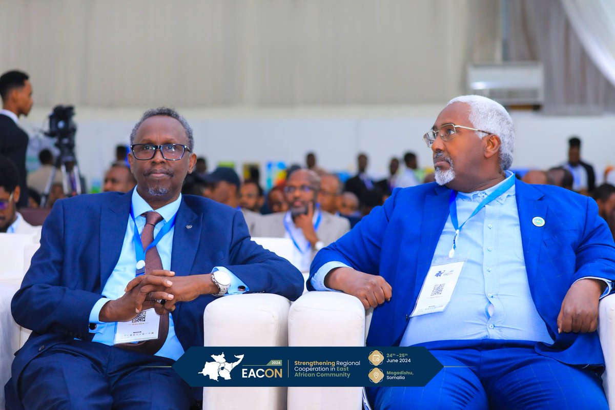 Somali_NU's tweet photo. Honored to hear from President HE. Dr. Hassan Sheikh Mohamud on the importance of regional collaboration. #EACON2024 #Leadership #EastAfricanCommunityConference #CollaborationForGrowth https://t.co/I2a8yHSkK6
