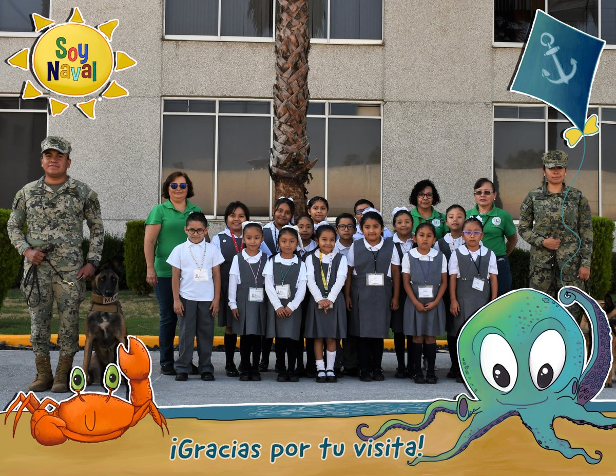 SEMAR_mx's tweet photo. #AsíSeVivió la visita de estos pequeños a nuestro Cuartel General #CUGAM, donde convivieron con #PersonalNaval y aprendieron un poco de las actividades que realizamos #ParaServirAMéxico; de este modo fomentamos el amor y respeto por nuestros #SímbolosPatrios.
¡Feliz inicio de semana!