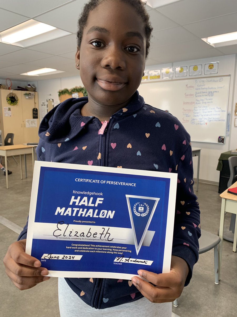 Mrs. Sadurski (@mrs_sadurski) on Twitter photo Last week of school and achieving goals …. Way to go! <a href="/St_EVAN_Caledon/">St. Evan Catholic Elementary School</a> 🎉👏🏻 Last week of school and achieving goals …. Way to go! <a href="/St_EVAN_Caledon/">St. Evan Catholic Elementary School</a> 🎉👏🏻