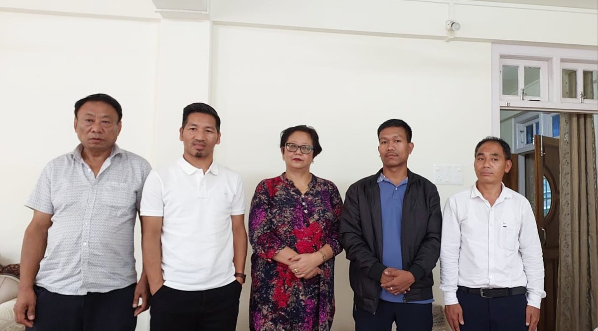 Wangham7's tweet photo. Along with Hon'ble MLA Wangpang konyak Advisor to Social Welfare paid a visit to some of ULB candidature Residents in kohima on 24/6/2024. https://t.co/KllIP2WJDO
