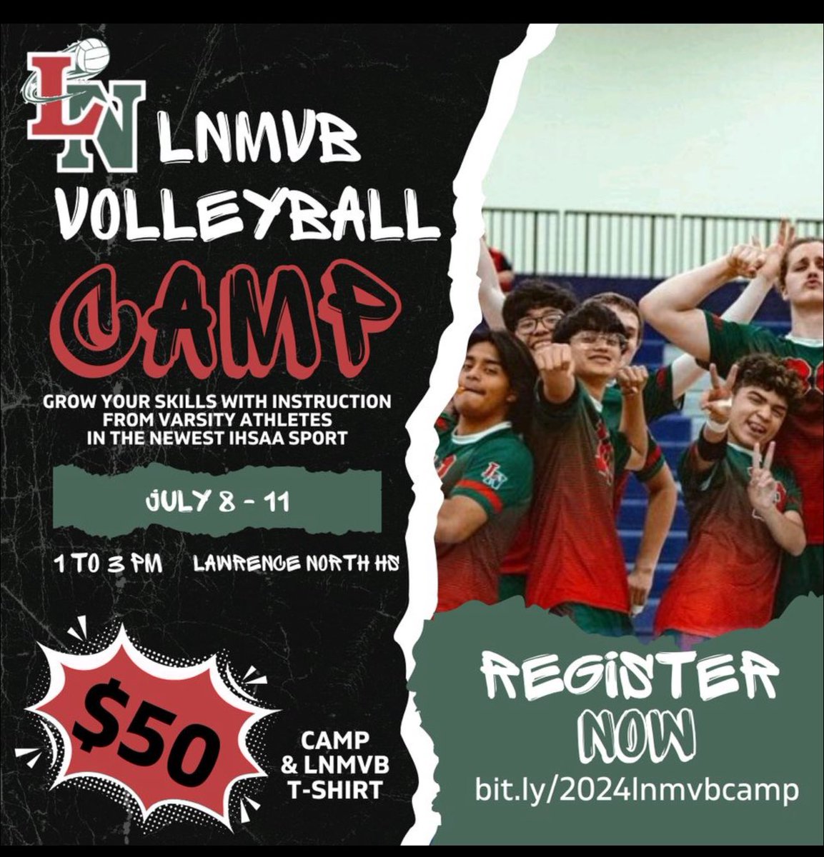 FcvVolleyball's tweet photo. They have boys volleyball camp too!! Don’t miss signing up for this! 🏐 https://t.co/fOezyzjHIf
