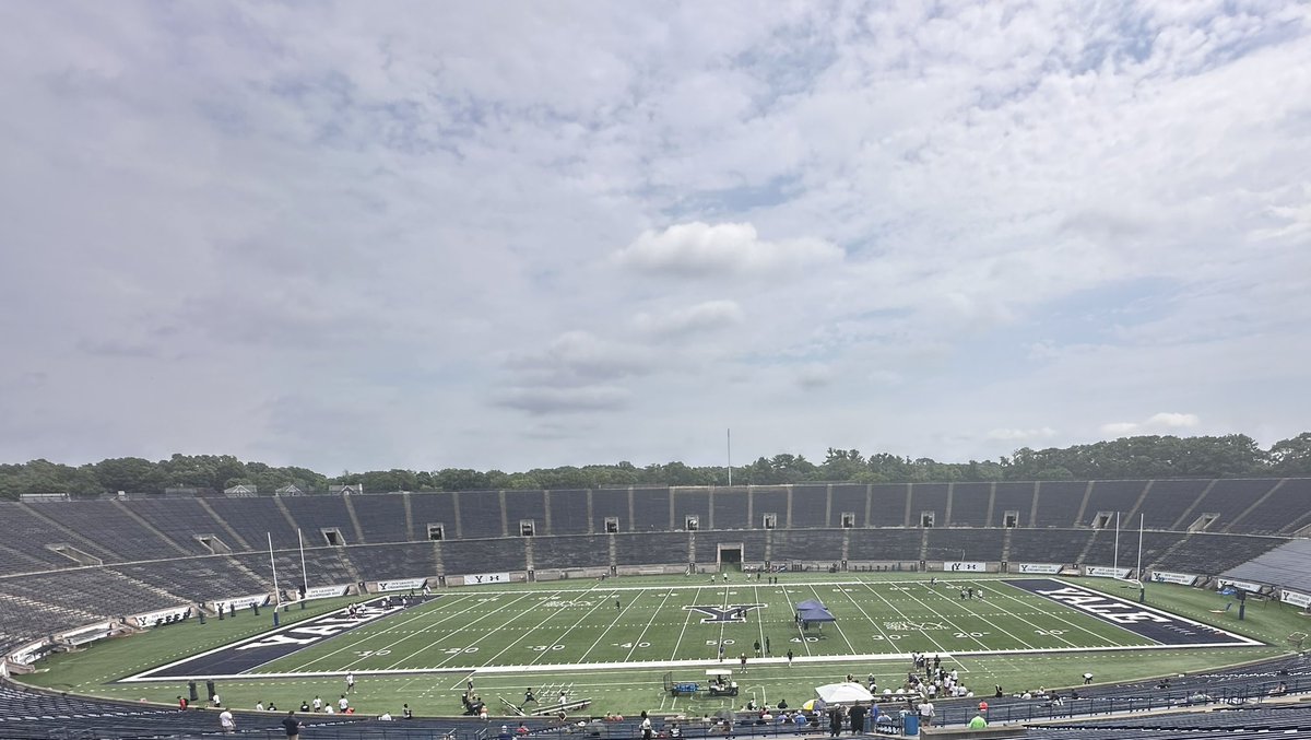I learned a lot on my visit to Yale yesterday.  My family and I were able to tour the campus before attending camp at the Yale Bowl. Thank you <a href="/CoachRenoYale/">Tony Reno</a> for the invite.  Thank you <a href="/maknight3/">Coach Marcus Knight</a> for the instruction given in camp.  
<a href="/KarnsBeaversFB/">Karns Football</a> <a href="/AthleticsKarns/">Karns Athletics</a> <a href="/triplefknox/">Triple F Elite Sports Training</a>
