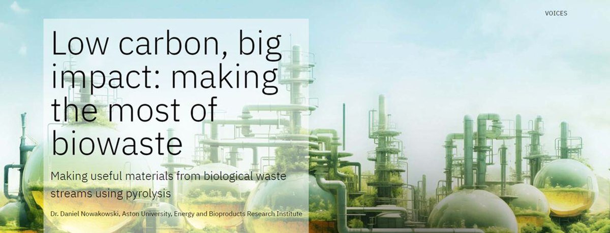 In this article, hear from <a href="/DrDJNowakowski/">Daniel Nowakowski</a> at <a href="/EBRI_UK/">EBRI - Energy & Bioproducts Research Institute</a>, who discusses the challenges faced when thermally processing biowaste–and how collaborating with #Shimadzu is helping his team to maximize the potential benefits of diverse feedstocks.
hubs.li/Q02CFZjC0 #Pyrolysis