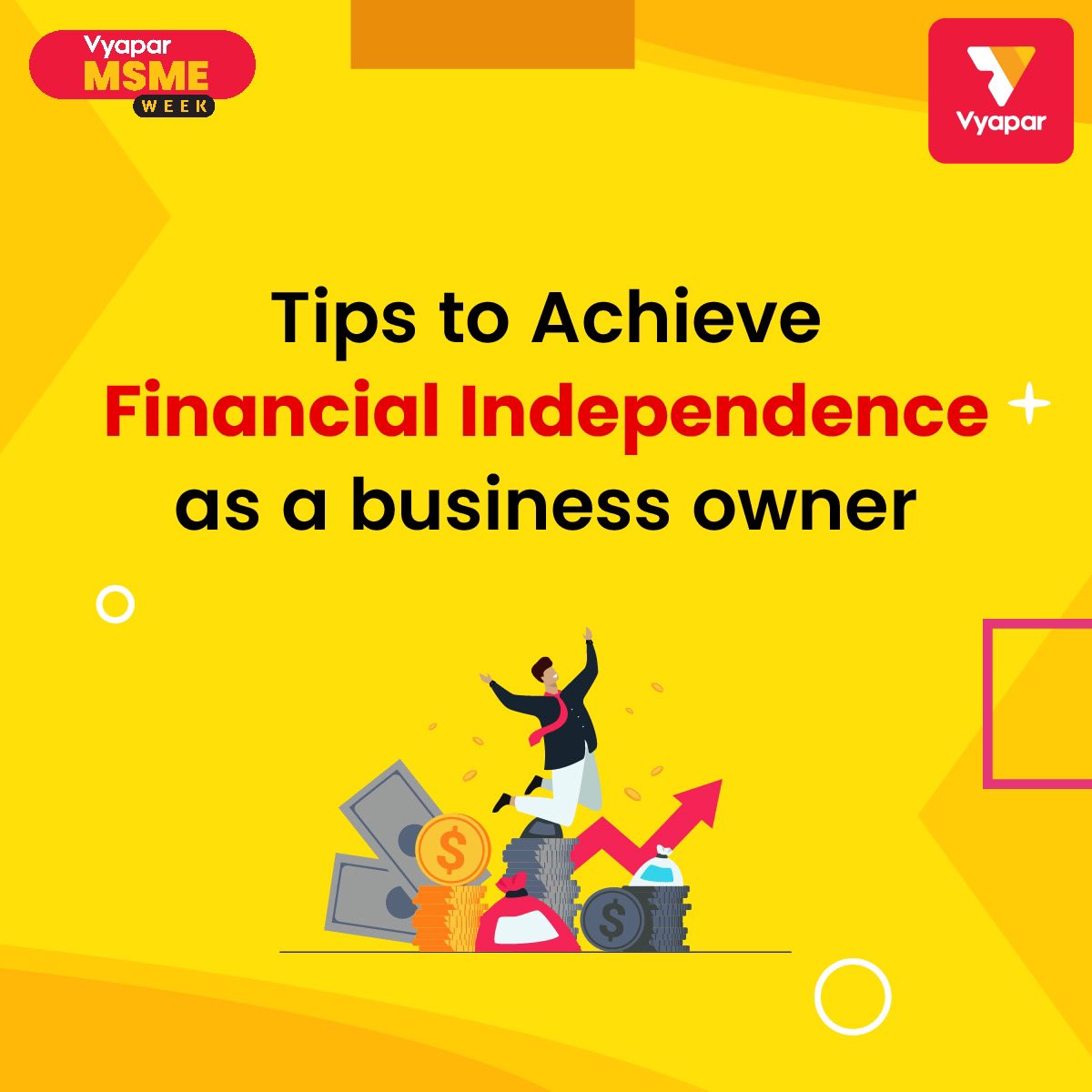 VyaparApp's tweet image. 🎉Kicking off MSME Week 2024 with Monday Motivation! Dive into expert tips for staying motivated as a busy small business owner. Visit our channel to watch and vote on MSME-related questions 
#supportmsme #supportlocal #shoplical#MSMEWeek #MondayMotivation #VyaparApp #celebration